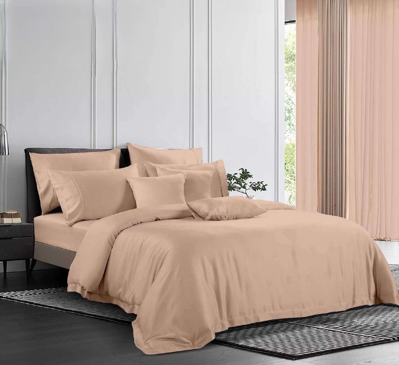 Balaji Decor Urban Living Bedsheet – 100% Cotton, 340 TC